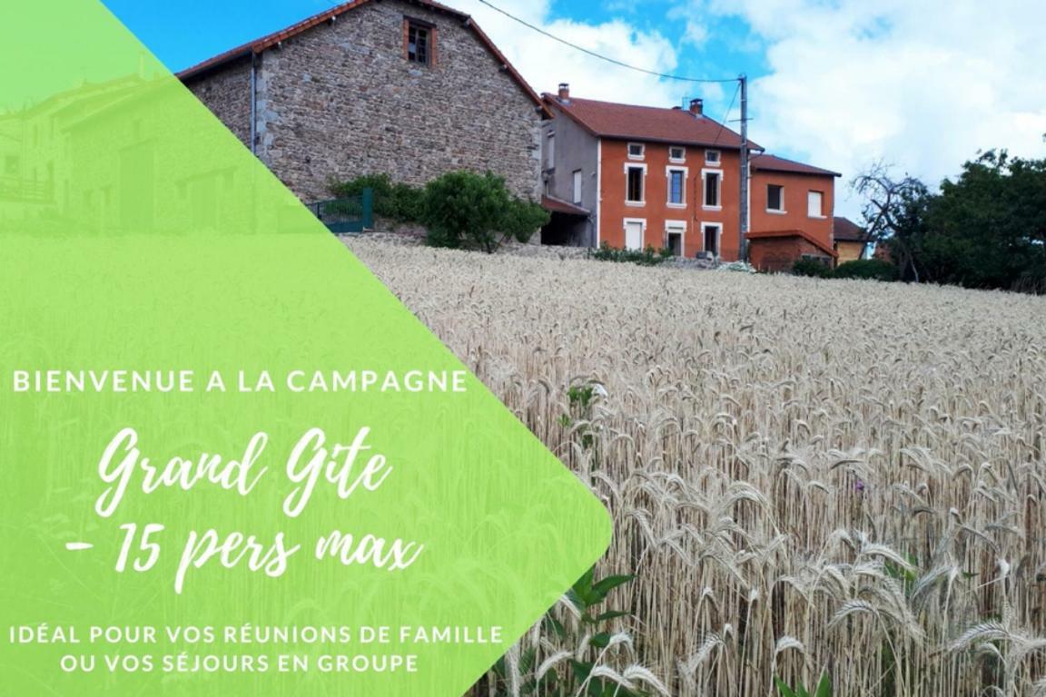 Grand Gite Maison D Alice Auvergne - 15 Personnes Saint-Bonnet-des-Quarts Luaran gambar